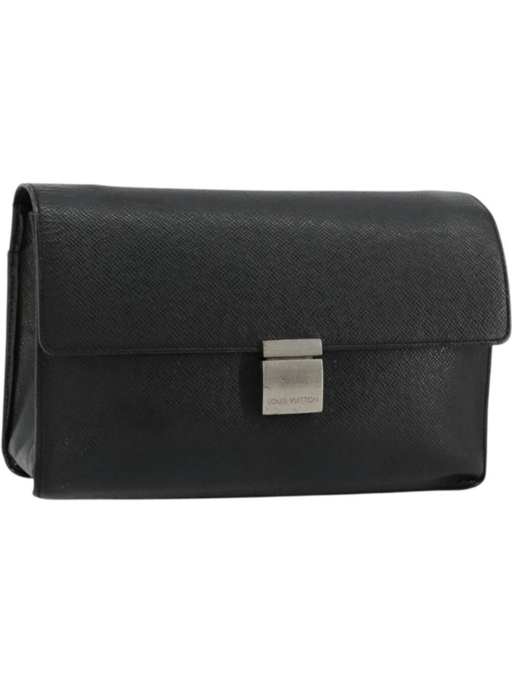 LOUIS VUITTON Taiga Selenga Clutch Bag Ardoise M30782